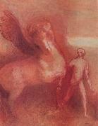 Odilon Redon Pegasus painting